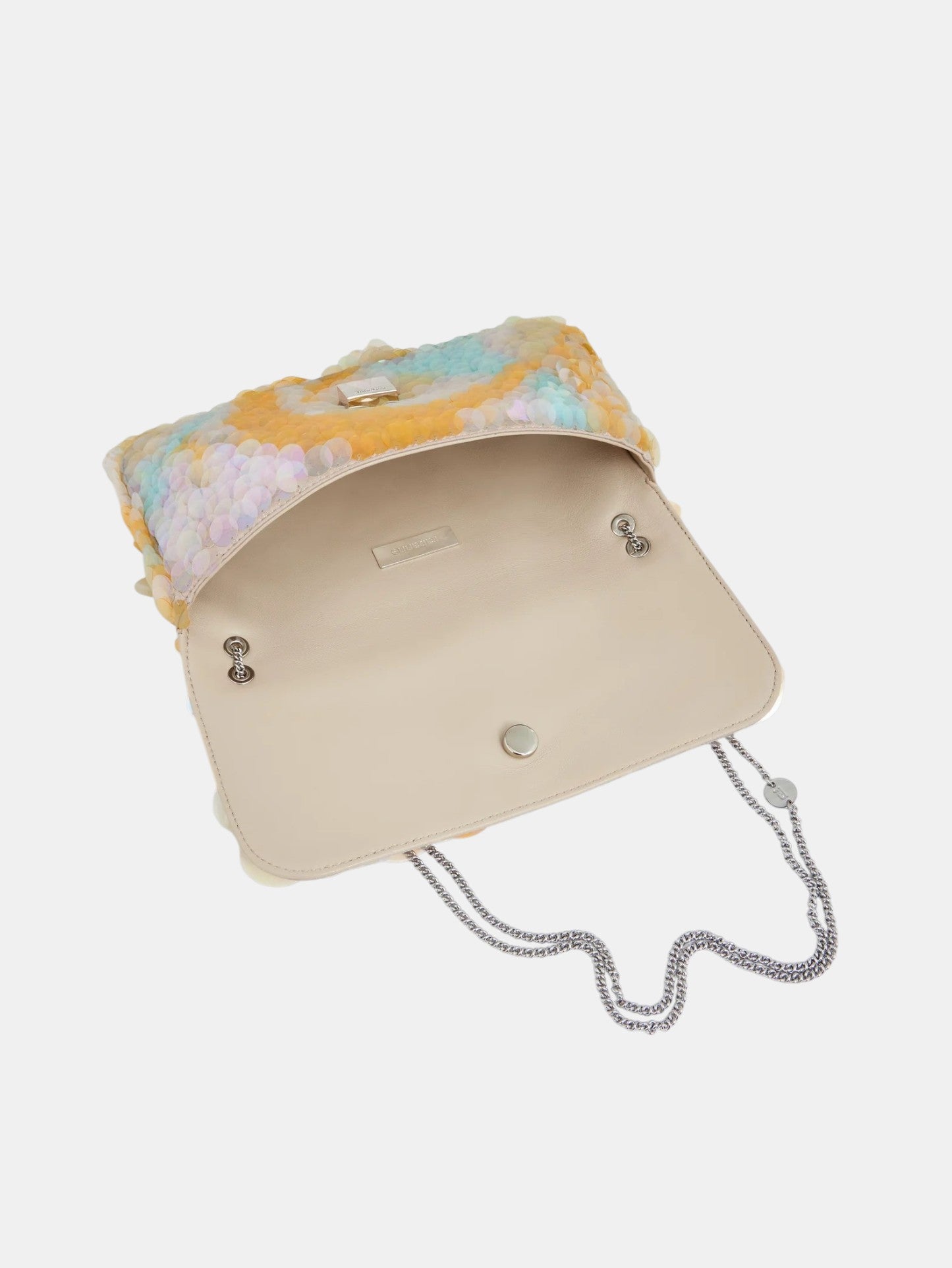 Paillettentasche Multicolour Pastell