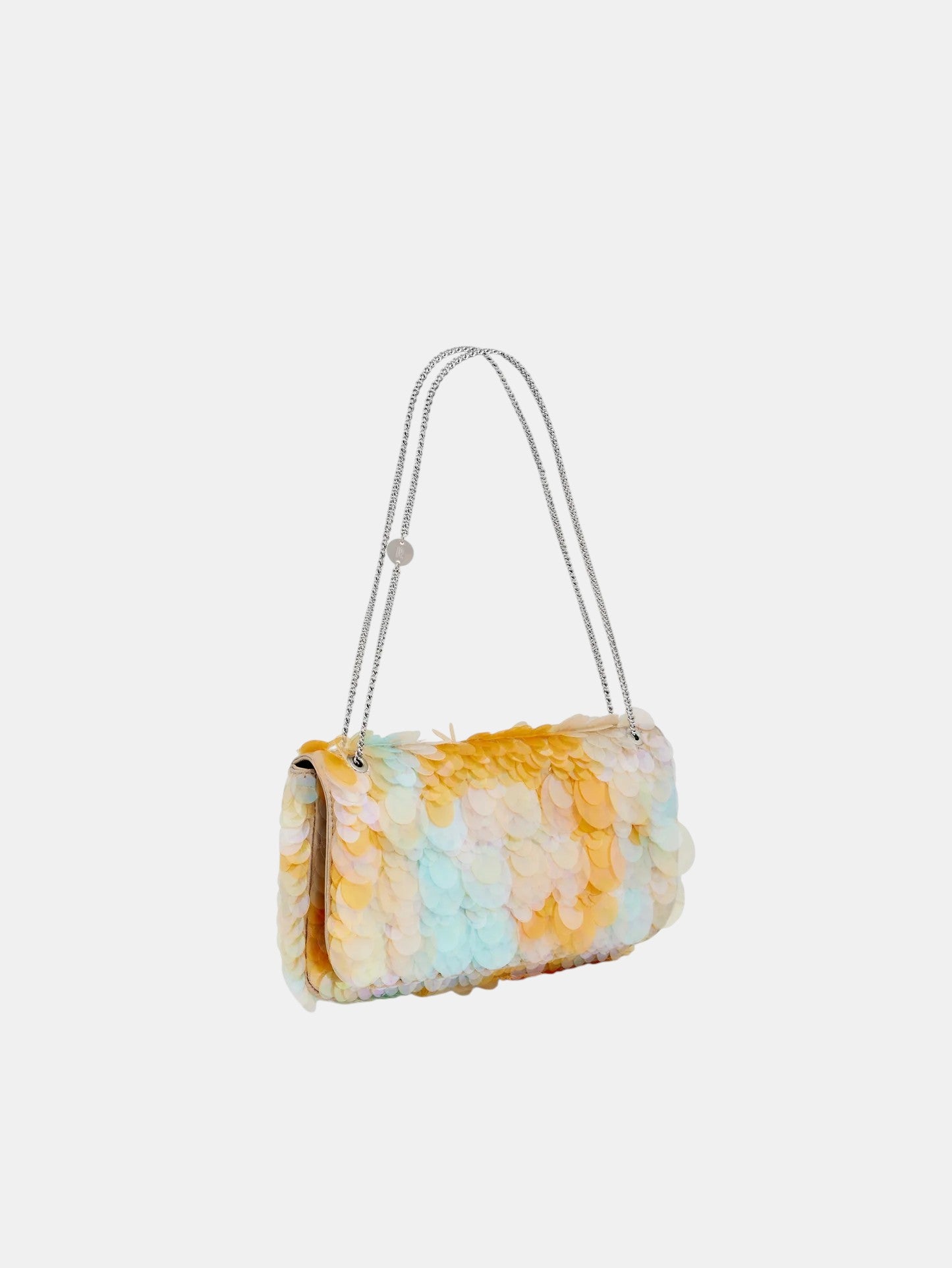 Paillettentasche Multicolour Pastell