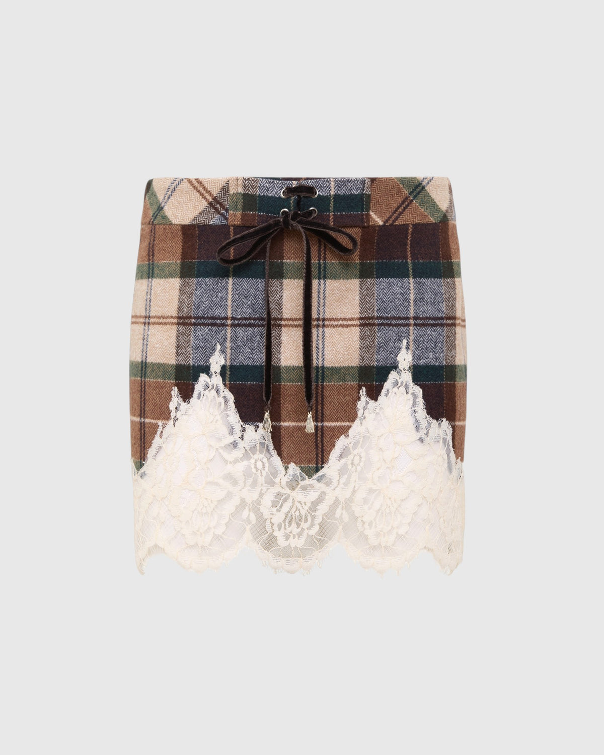 Witz mini skirt with lace trim