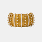 Armband in Gold mit weißer Emaille