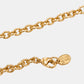 Statement-Kette mit multicolor Anhänger Gold