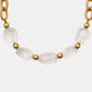 Kette mit Kristallen Gold