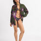 Playa Leinenbluse Watercolor Orchid