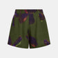 Vitamin A Leinen Shorts Watercolor Orchid als Freisteller von vorne